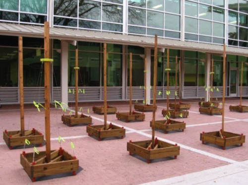 "Stud&rdquo; Farm 
Treated Wood, &ldquo;Studs&rdquo;, Hardware, 
Roofing Paper, Flagging Tape, Paint 
Dimensions:  Variable (15 Units); 
Each Unit 36"L. x 36"W. x 8'H. 
2008 (Revised Version)